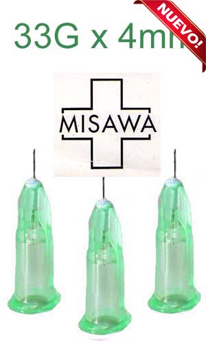 AGUJA 33G x 4mm
